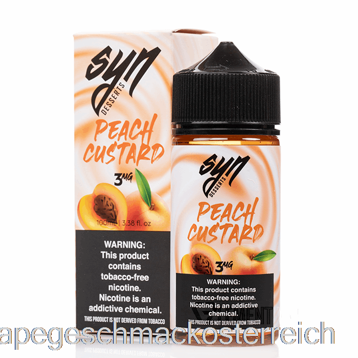 Pfirsichcreme – Syn-Flüssigkeit – 100 Ml, 3 Mg Vape-Geschmack